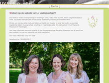 Tablet Screenshot of liv-verloskundigen.nl